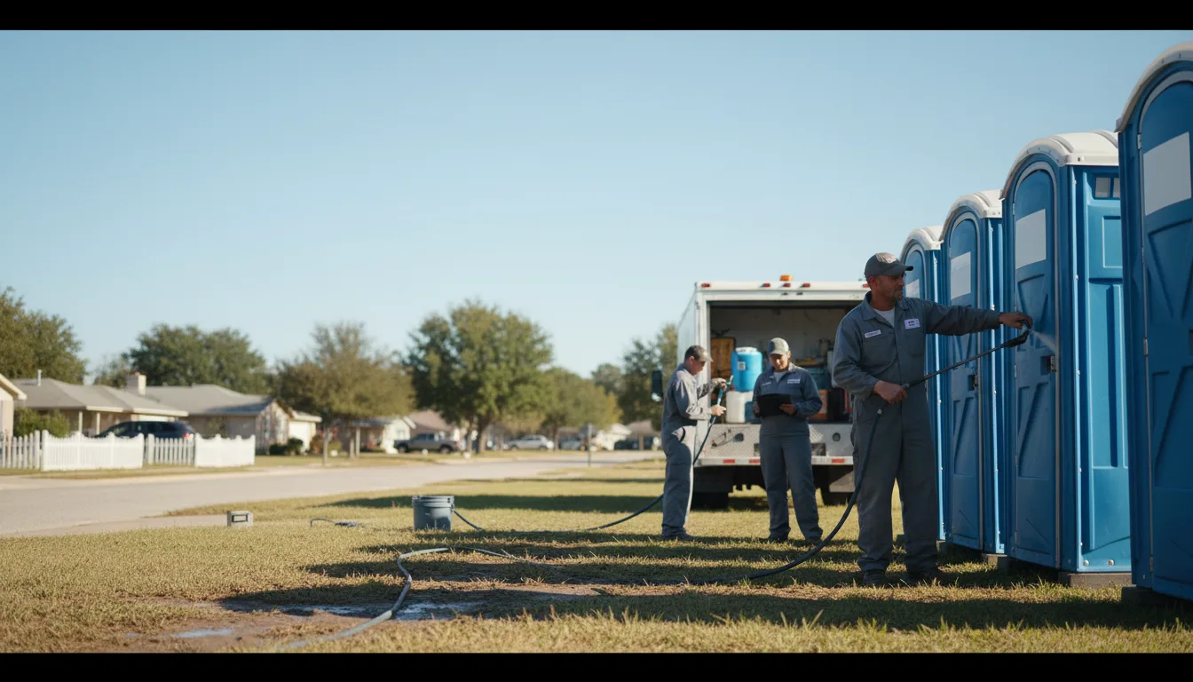 Long-Term Portable Toilet Rental in Porterville, MS near me